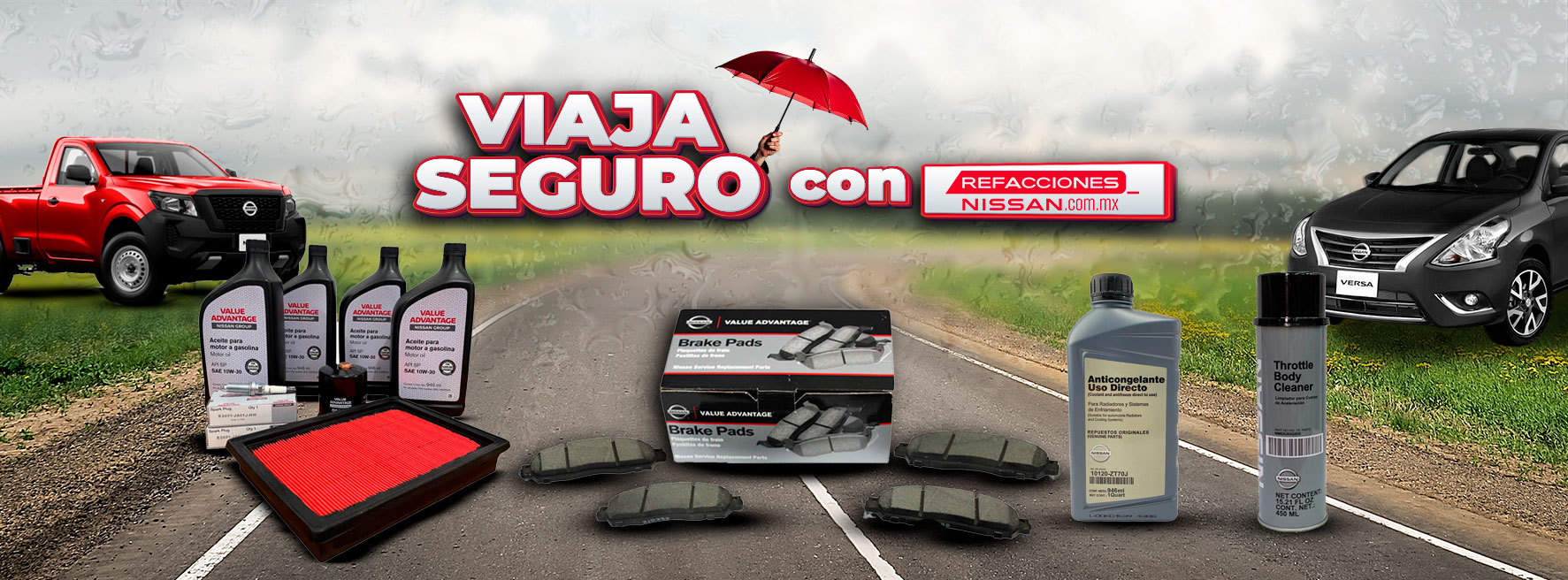 Refacciones NISSAN las mejores refacciones originales para tu nissan banner principal