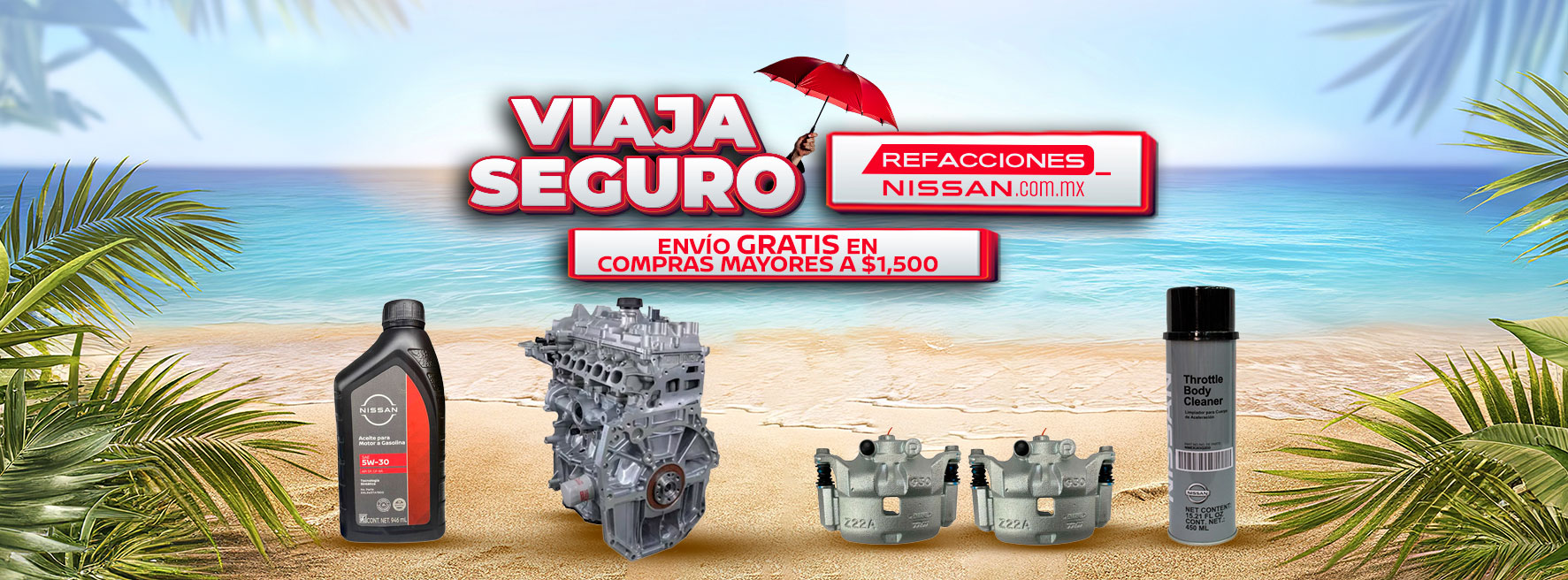Refacciones NISSAN las mejores refacciones originales para tu nissan banner principal