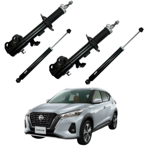 KIT DE AMORTIGUADORES DELANTEROS Y TRASEROS KICKS 2016 - 2023