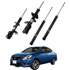 KIT AMORTIGUADORES VERSA N17 DELANTEROS Y TRASEROS 2012 - 2019