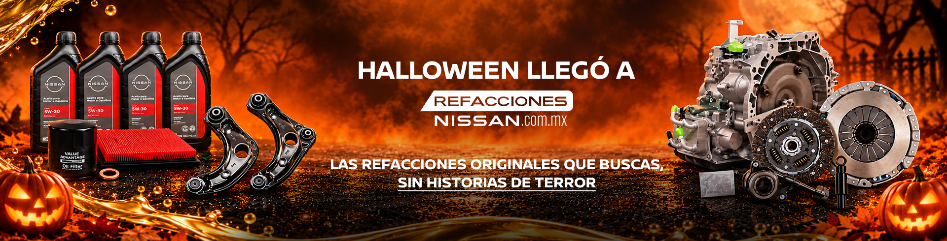 Banner-web Refacciones NISSAN las mejores refacciones originales para tu nissan banner principal 1